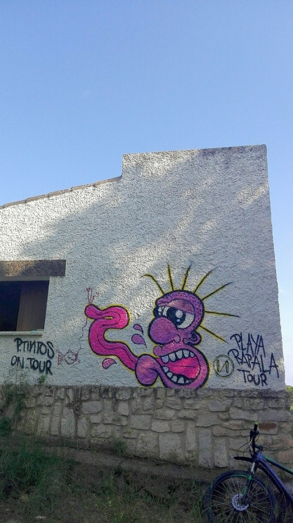 Spanien - Caspe - Streetart am Mountainbike Trail