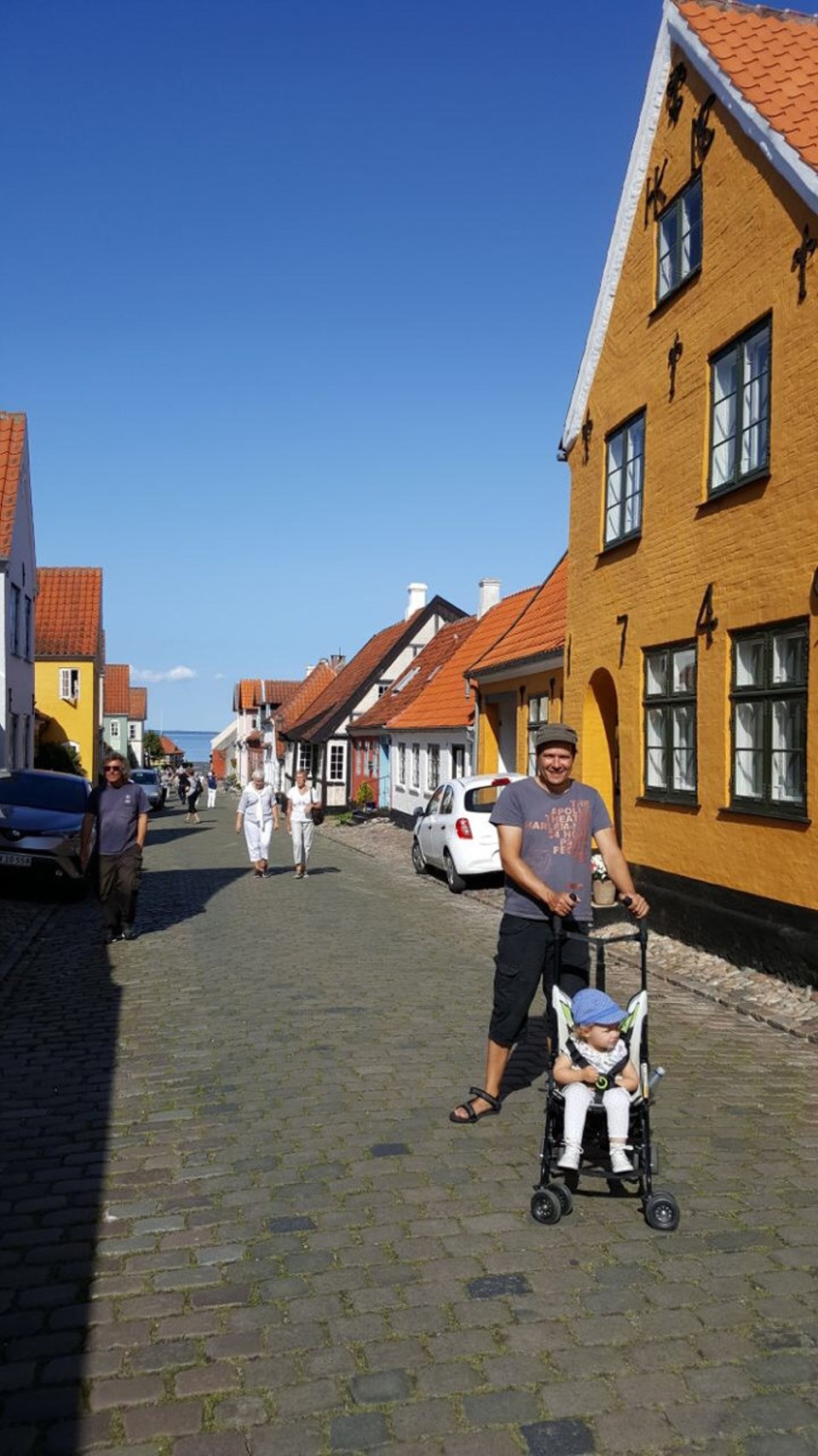 Dänemark - Ærøskøbing - Am Ende der Straße ist das Meer