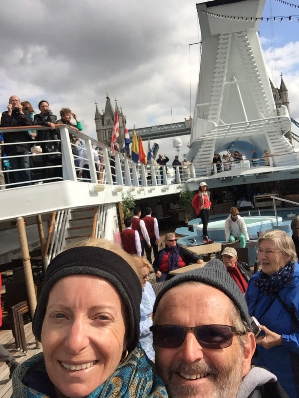  - United Kingdom, London, River Thames - River Thames, London. Cruising under the Tower Bridge. 