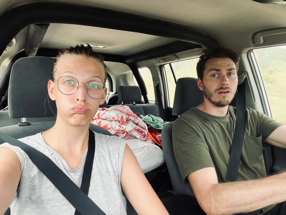 Station 8 -  - Nach einem 30minütigen Ausflug freuen wir uns immer sehr auf die Klimaanlage im Auto! 🥵