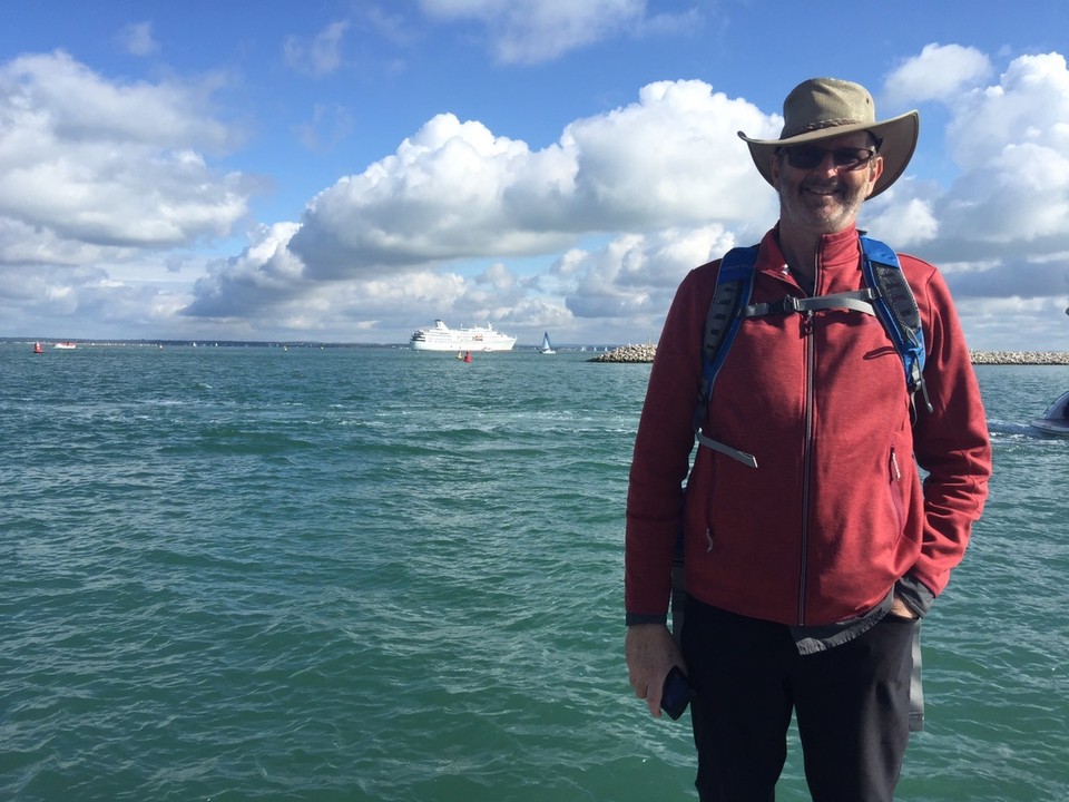  - United Kingdom, Cowes, Isle of Wight - Our ship from Cowes coastal walk. 