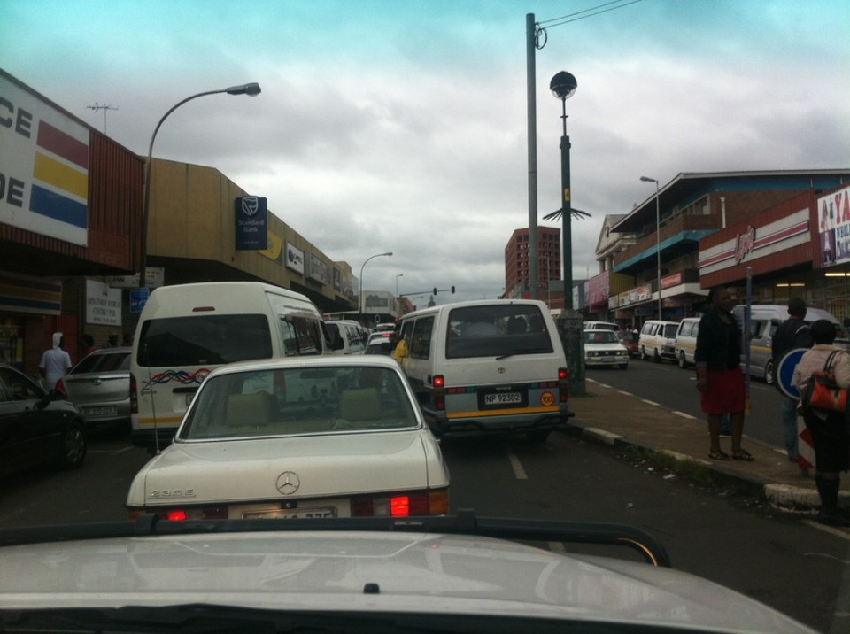 Südafrika - Ballito - Pietermaritzburg,..., Innenstadtverkehr, man sollte Geduld mitbringen.