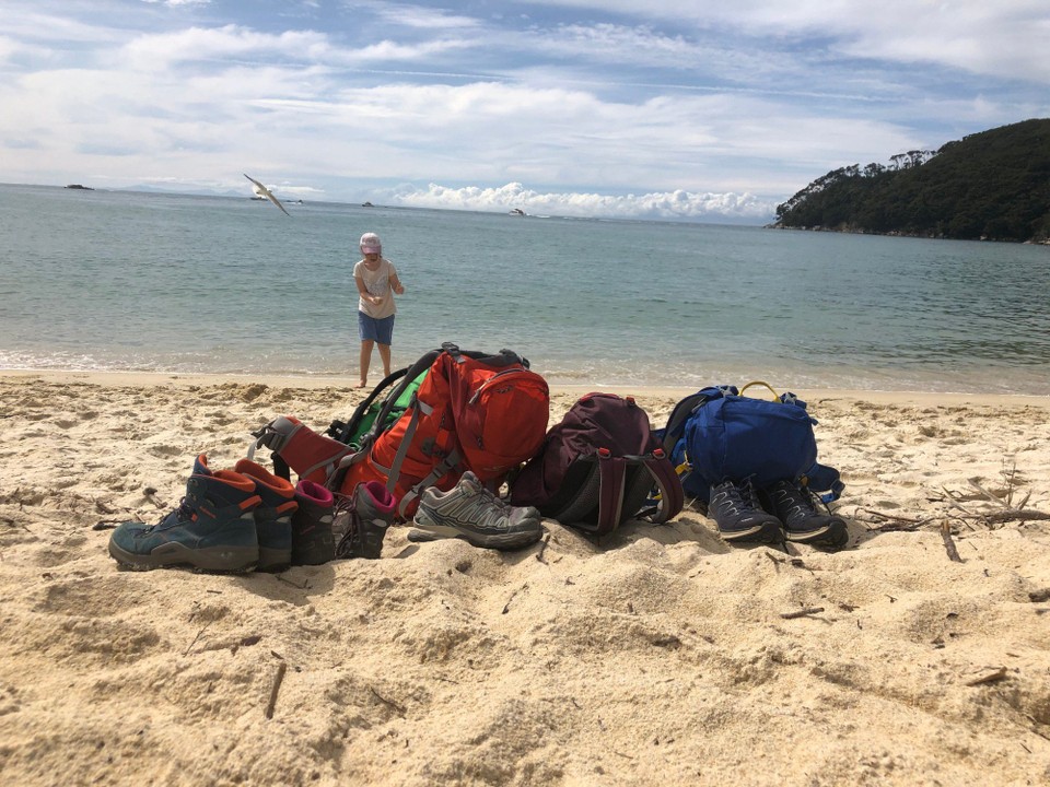 Neuseeland - South Island - Ankunft mit dem Boot in der Bark Bay