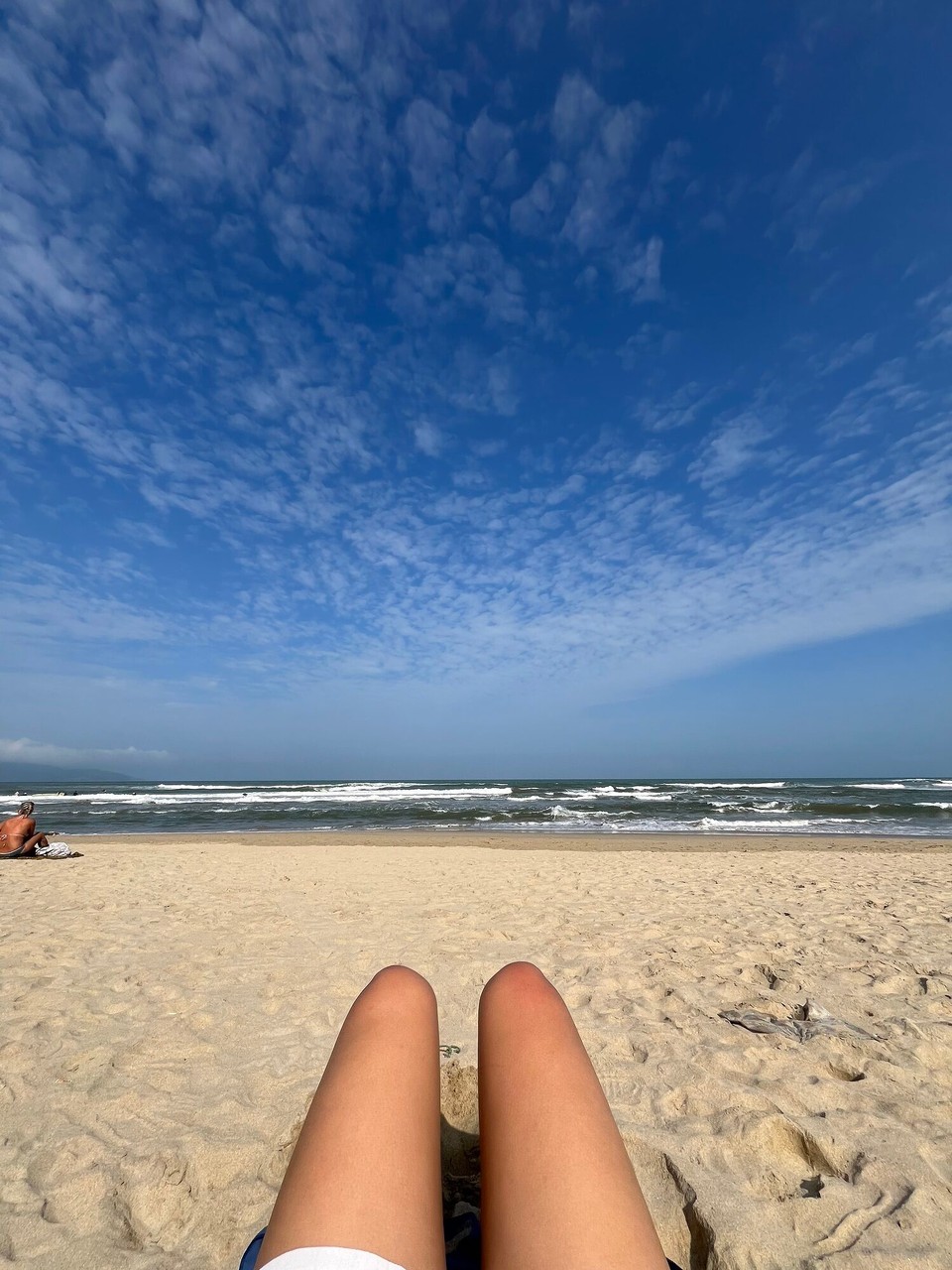 Vietnam - Da Nang - First bit of sun in a few days so went to the beach and chilled here all day. So pretty here 