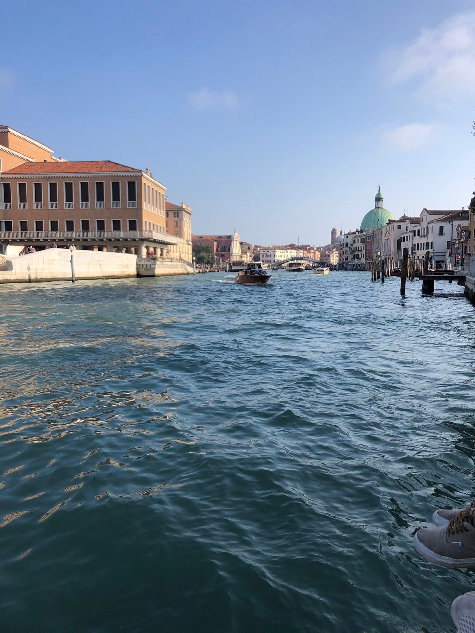Italien - Venedig - Frühstück am Wasser
