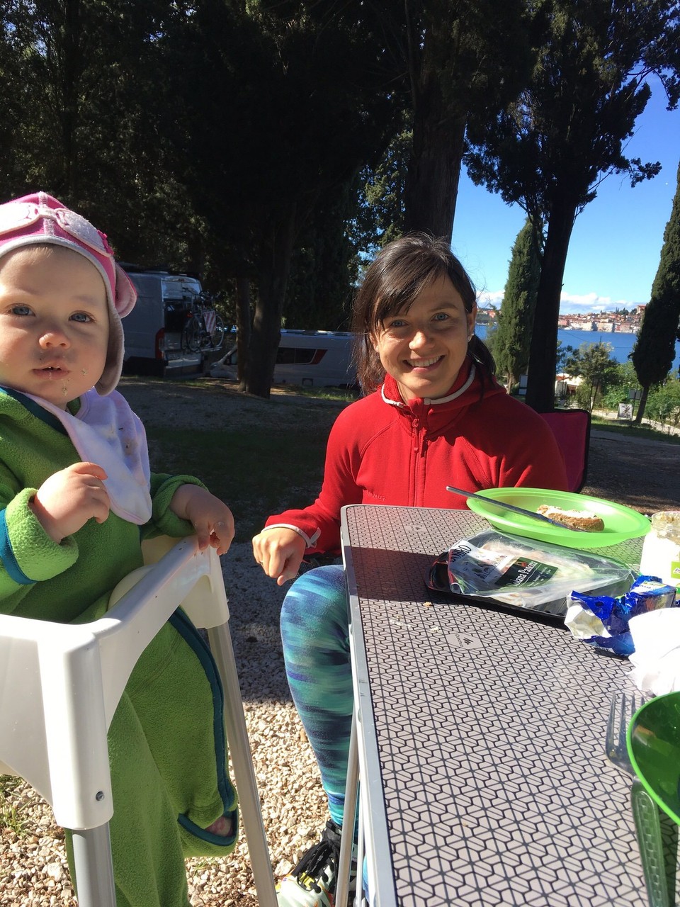 Kroatien - Medulin - Hmmm - Frühstück mit Blick auf Rovinj 