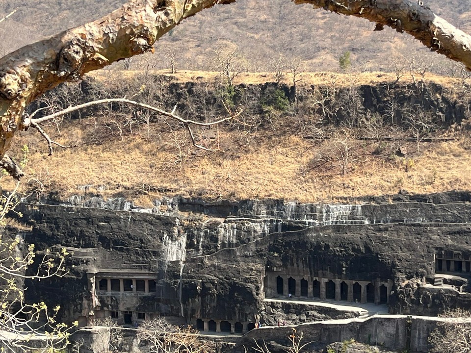 Indien - Ajanta - Blick auf Ajanta