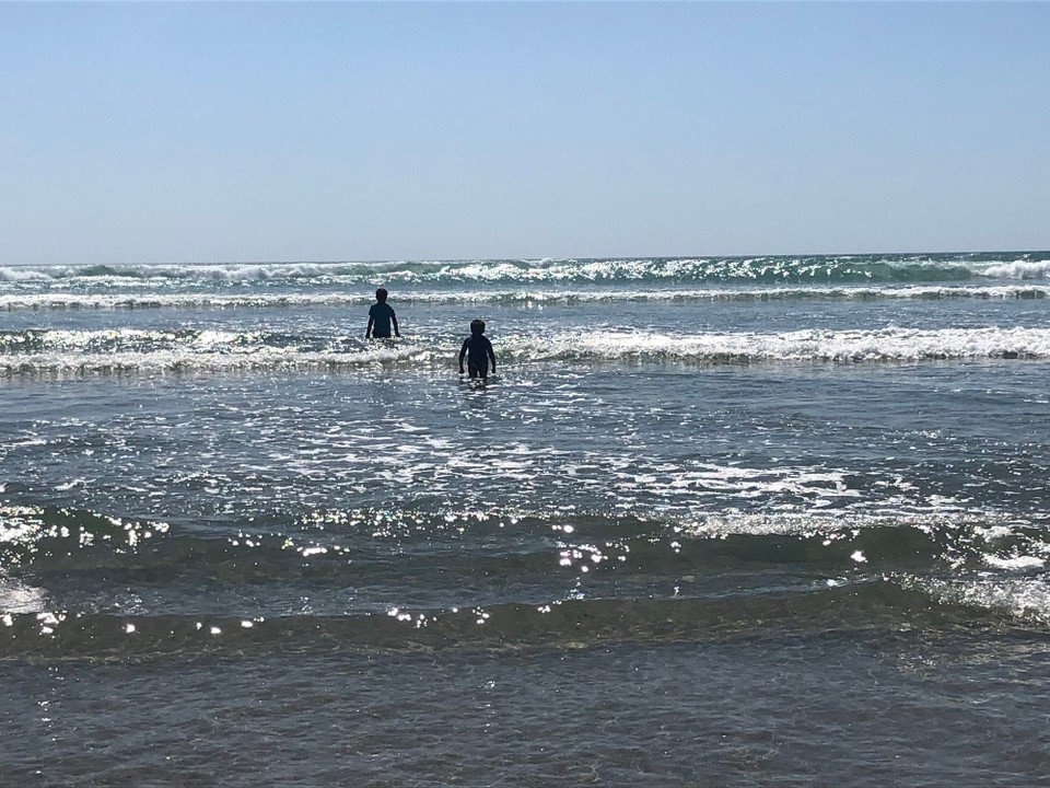 Neuseeland - Ahipara - Das Wasser war angenehm warm