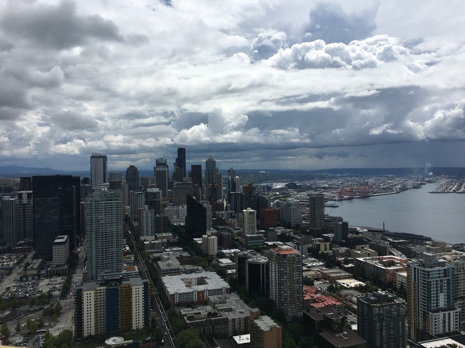 USA - Seattle - Und dann die Aussicht von der Space Needle 