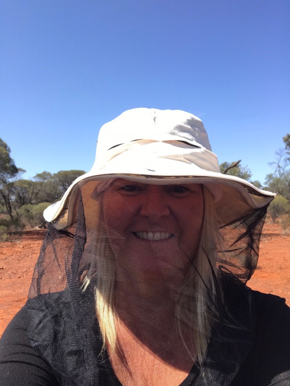  - Australia, Boulder, Kalgoorlie - Had to wear my new hat cos sooo many irritating flys