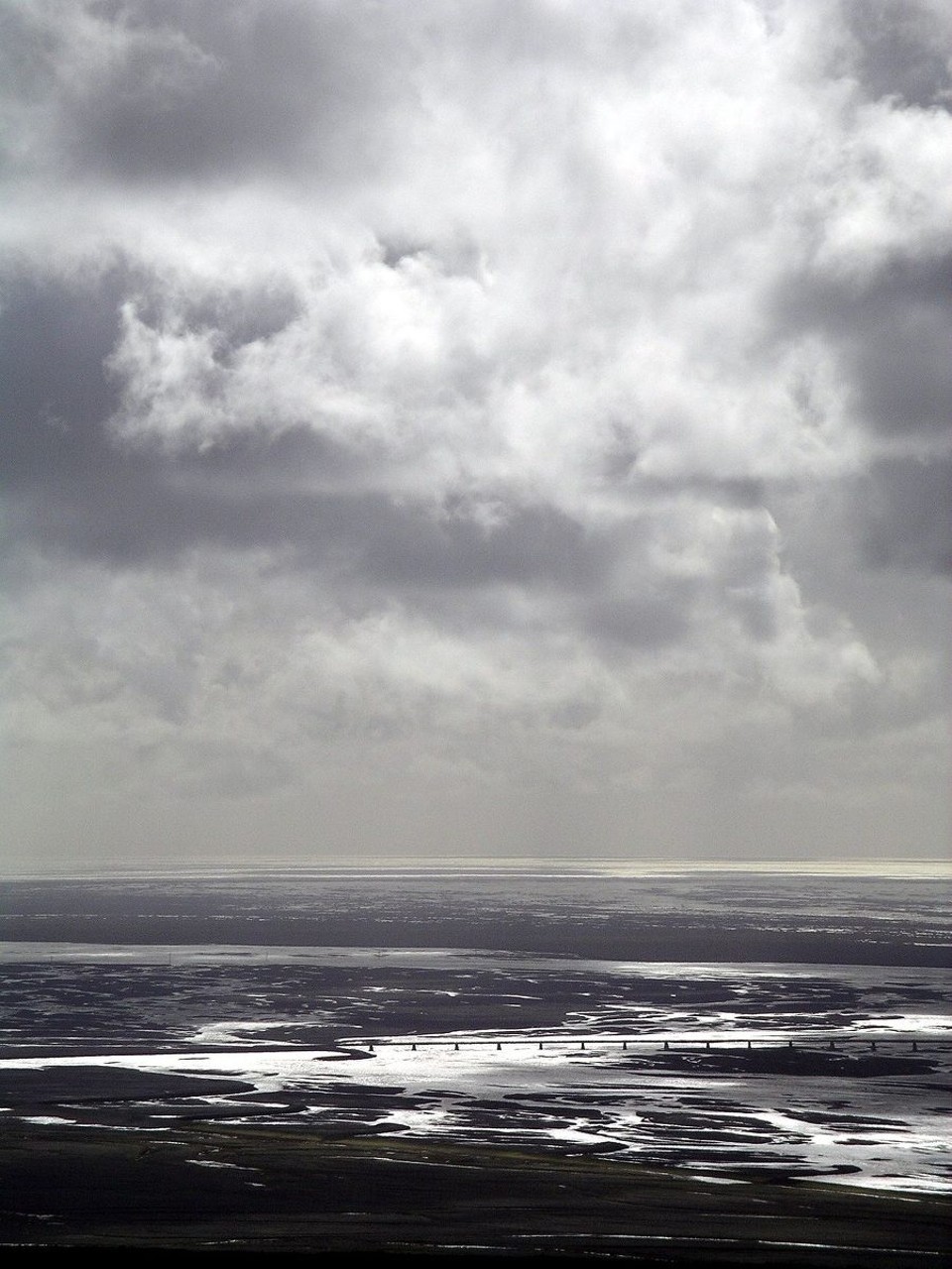 Island - Sveitarfélagið Hornafjörður - Blick auf die Schwemmlandebene. Bild aus Wikipedia.