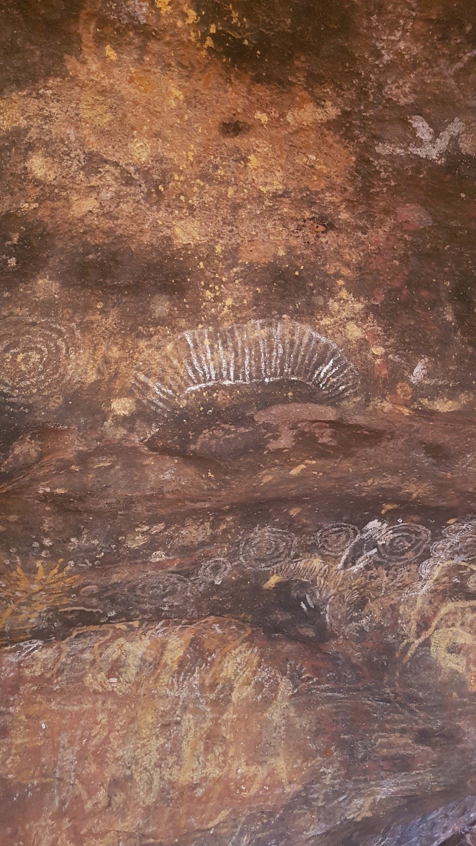 Australien - Petermann - Malerei am Uluru