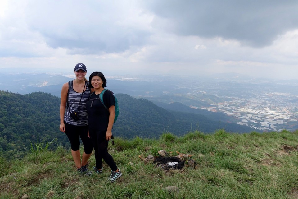 Vietnam - Dalat - Fornøyde på toppen 