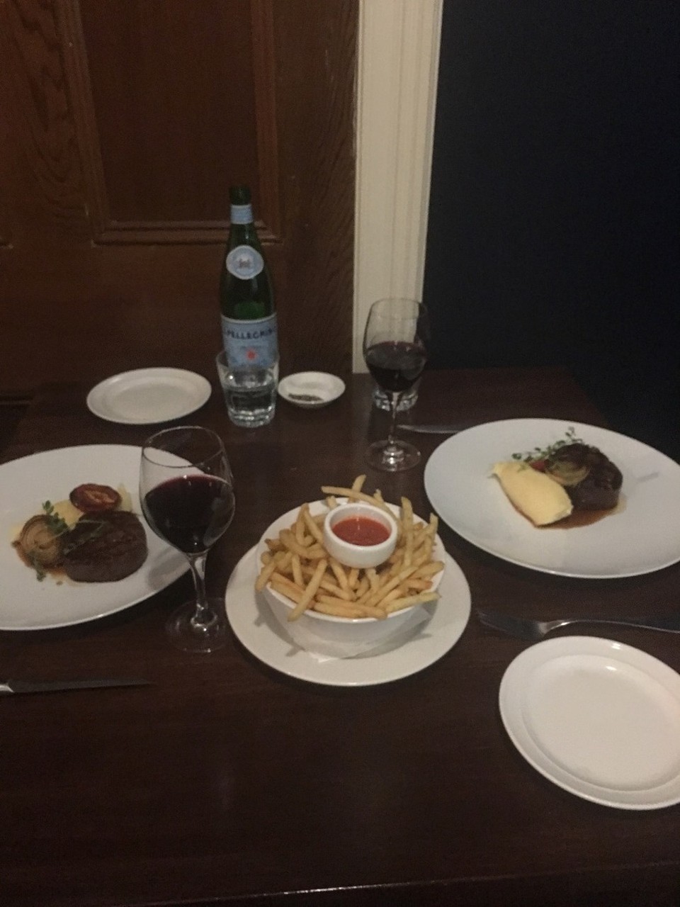 Australien - Lyndoch - feines Nachtessen: s bescht wo hetts gits bisher...