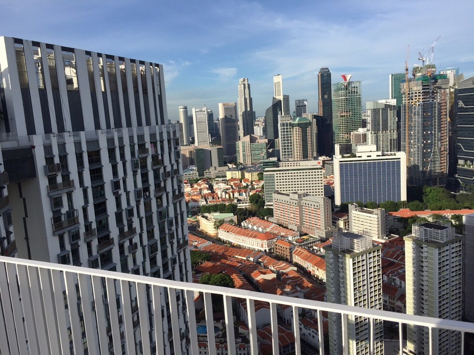 Singapur - Singapur - Blick vom 50.ten Stock des Pinnacle