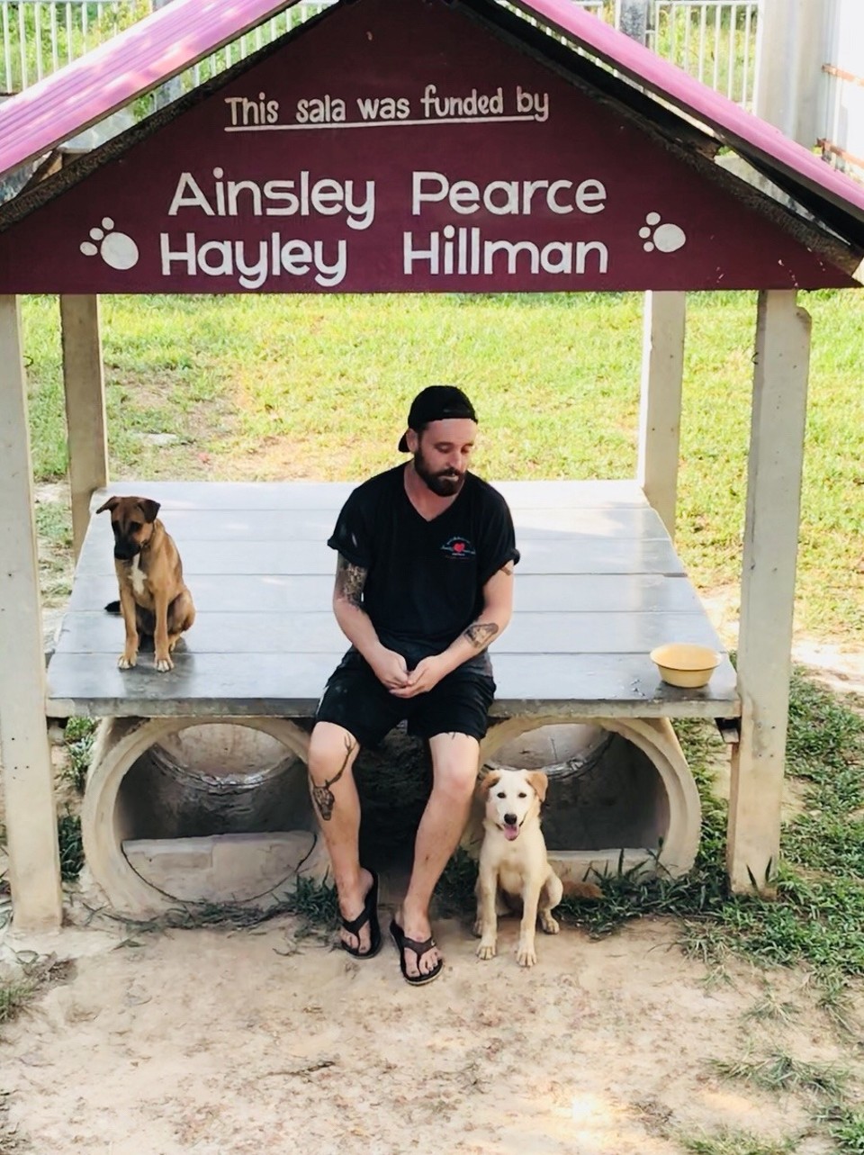 Thailand - Amphoe Ko Lanta - One of the very fantastic and enthusiastic volunteers, David
