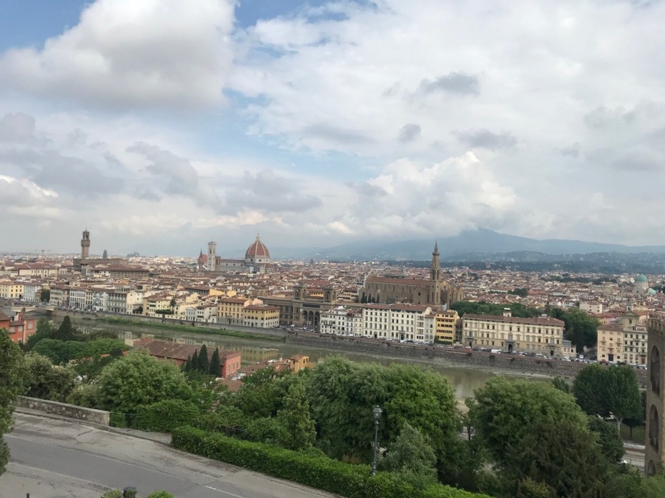 Italien - Florenz - Ausblick vom Piazzale Michelangelo