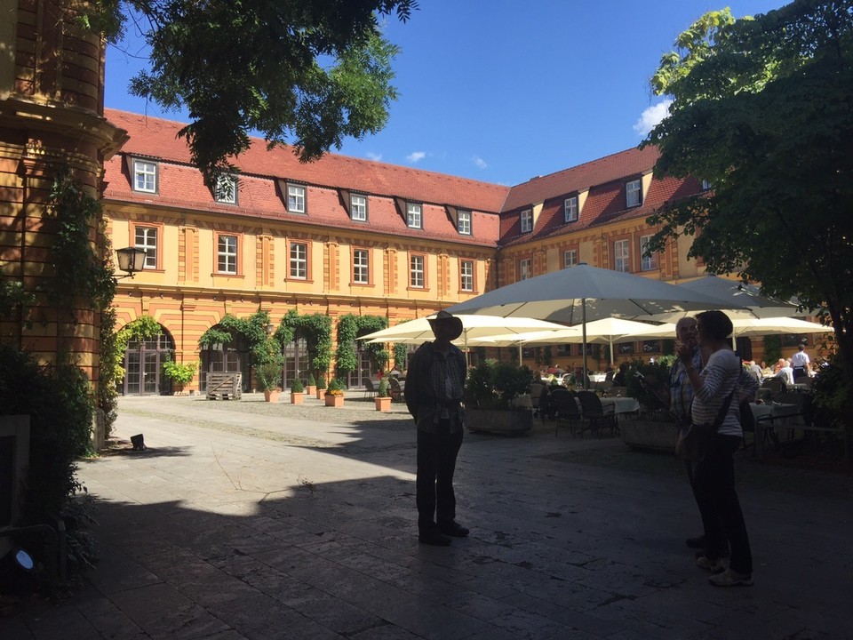  - Germany, Würzburg - Inside square of Bürgerspital. 