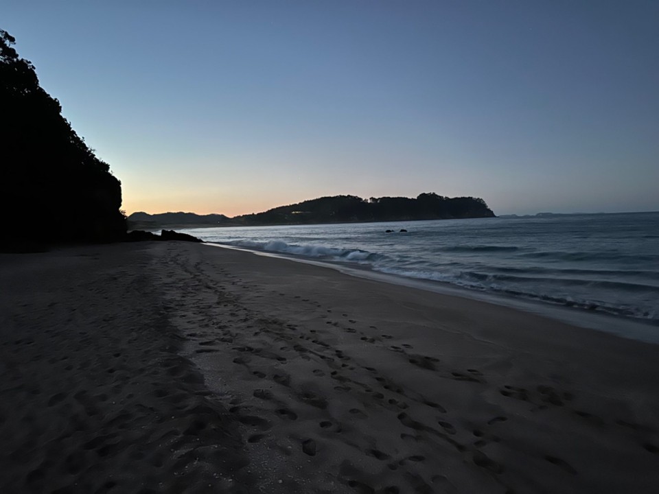 Neuseeland - Hot Water Beach - Danach Ankunft am Hot Water Beach ca 19h