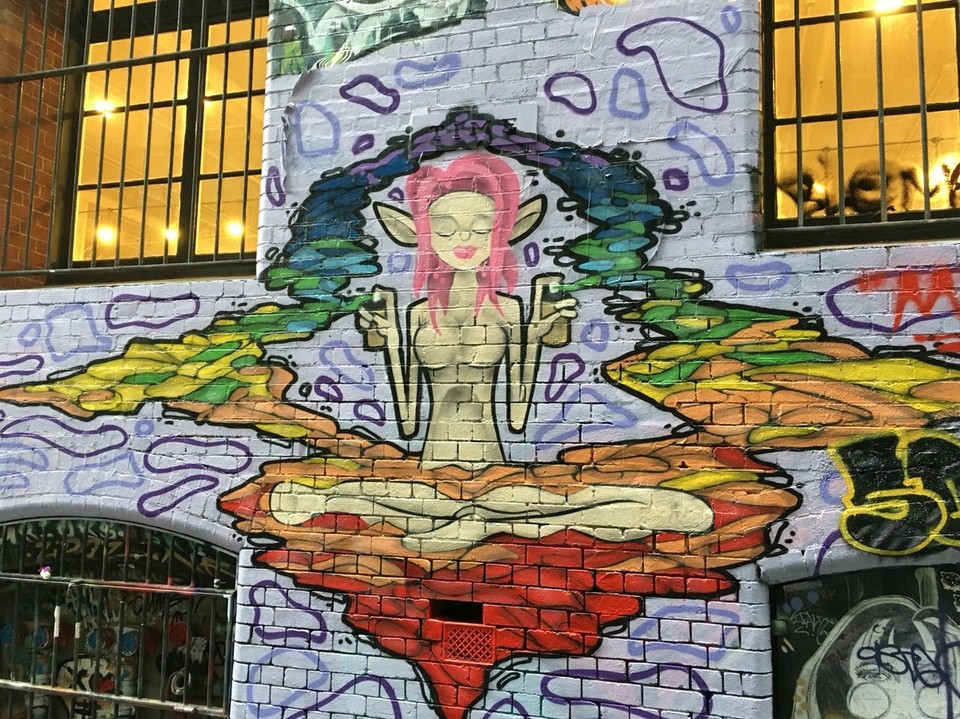Australien - Melbourne - Ok jetzt beginnt meine Streetart-Sammlung (werd jetzt auch nicht mehr soviel sagen, ich versuchs zumindest) 