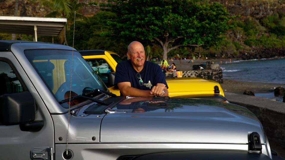 USA - Kailua-Kona - Ein Mann, noch ein Auto