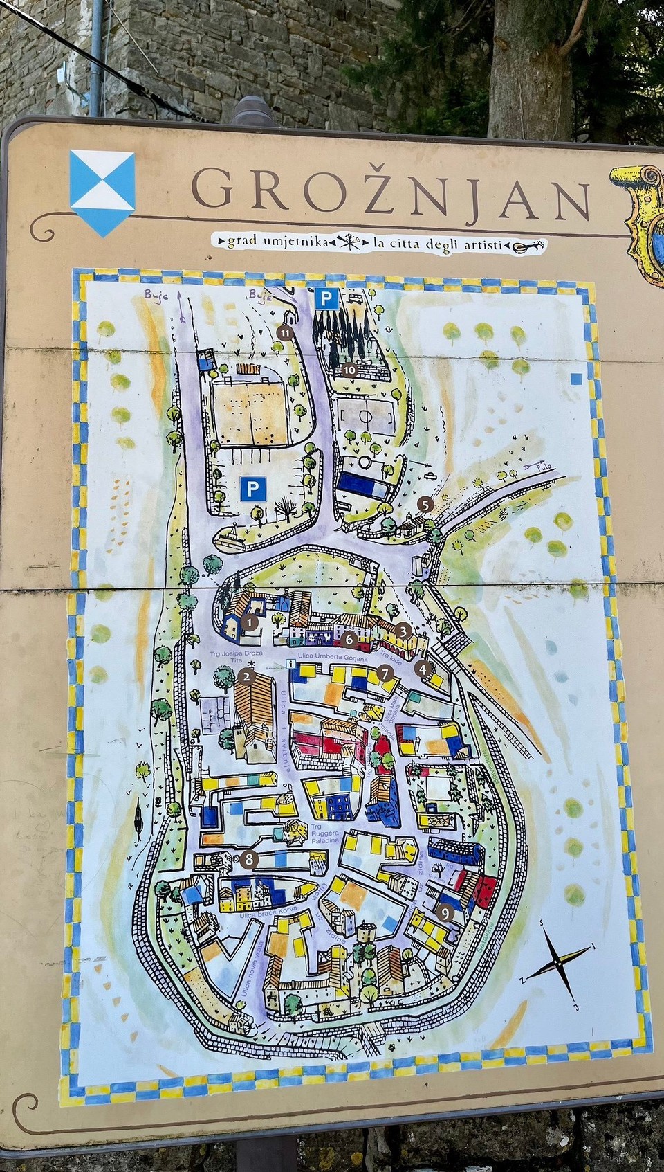 Kroatien - Grožnjan - 