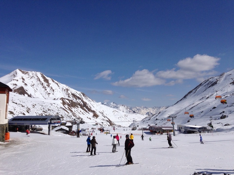 Österreich - Ischgl - Alptrida. Blick nach Sammaun
