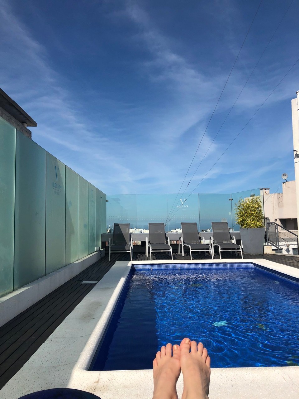 Uruguay - Montevideo - Relaxen am Pool