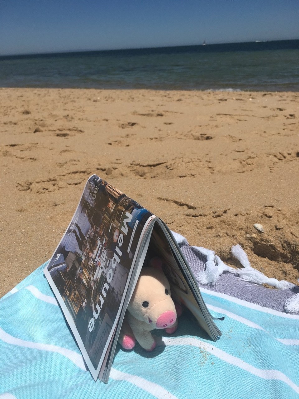 Australien - Brighton - mein Beachzelt
