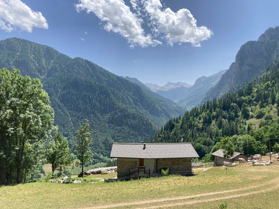 Italien - Marmora - Blick in das Marmora Tal