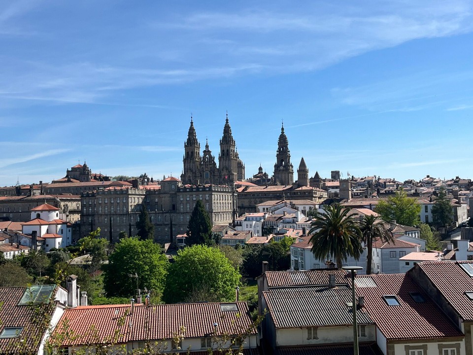 Spanien - Santiago de Compostela - Blick auf die Kathedrale 