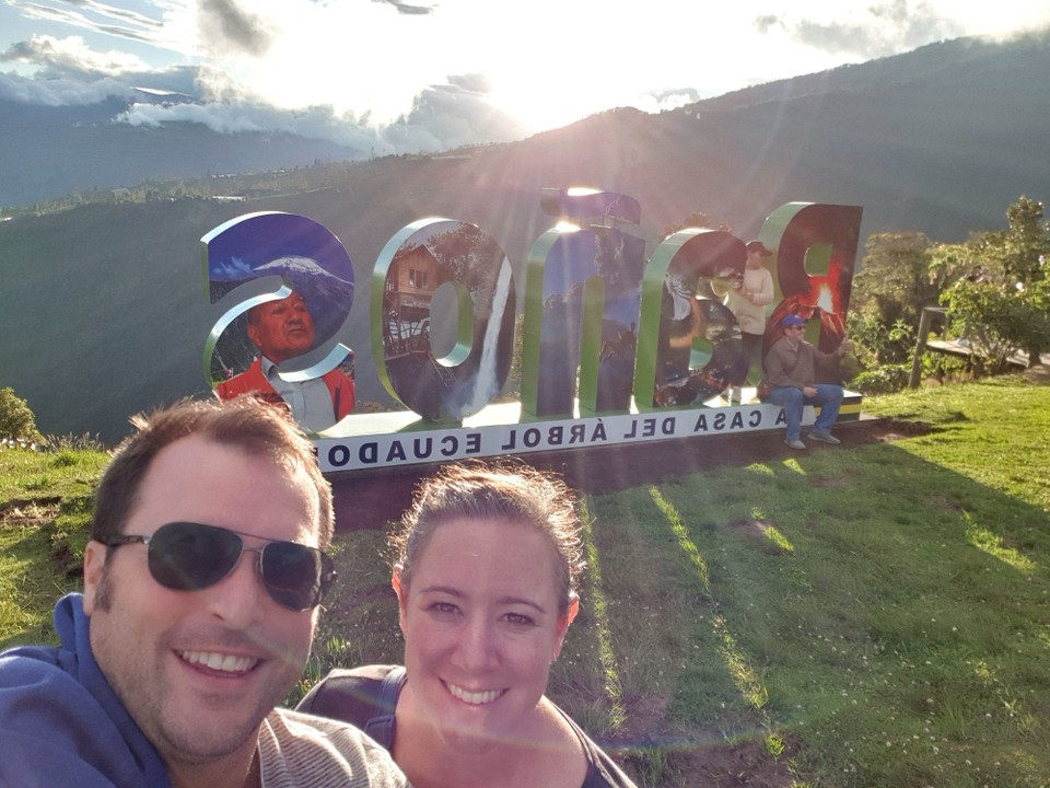 Ecuador - Banos - A Banos sign