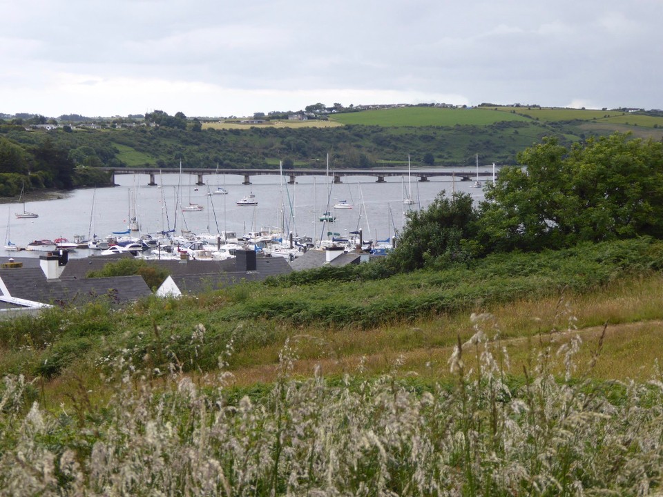 Ireland - Kinsale - Going into town is either a short trip in our dinghy or a half an hour walk over the bridge.