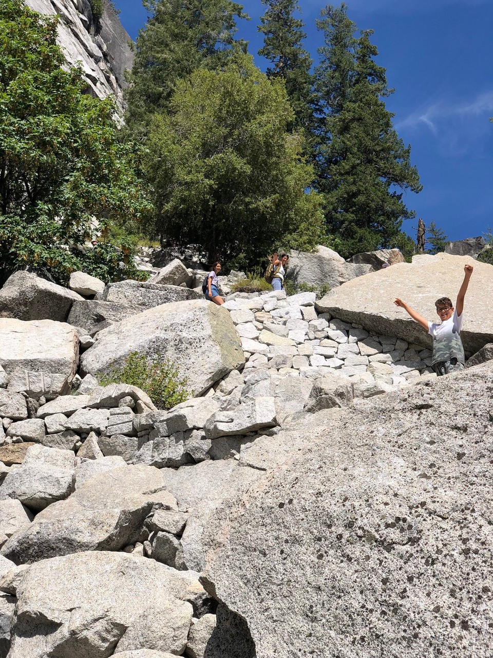 Vereinigte Staaten - Yosemite National Park - Aufstieg Nevada Falls