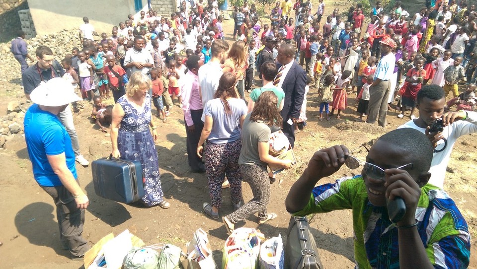 Demokratische Republik Kongo - Goma - Die Verteilung war minutiös geplant und verlief sehr gut.