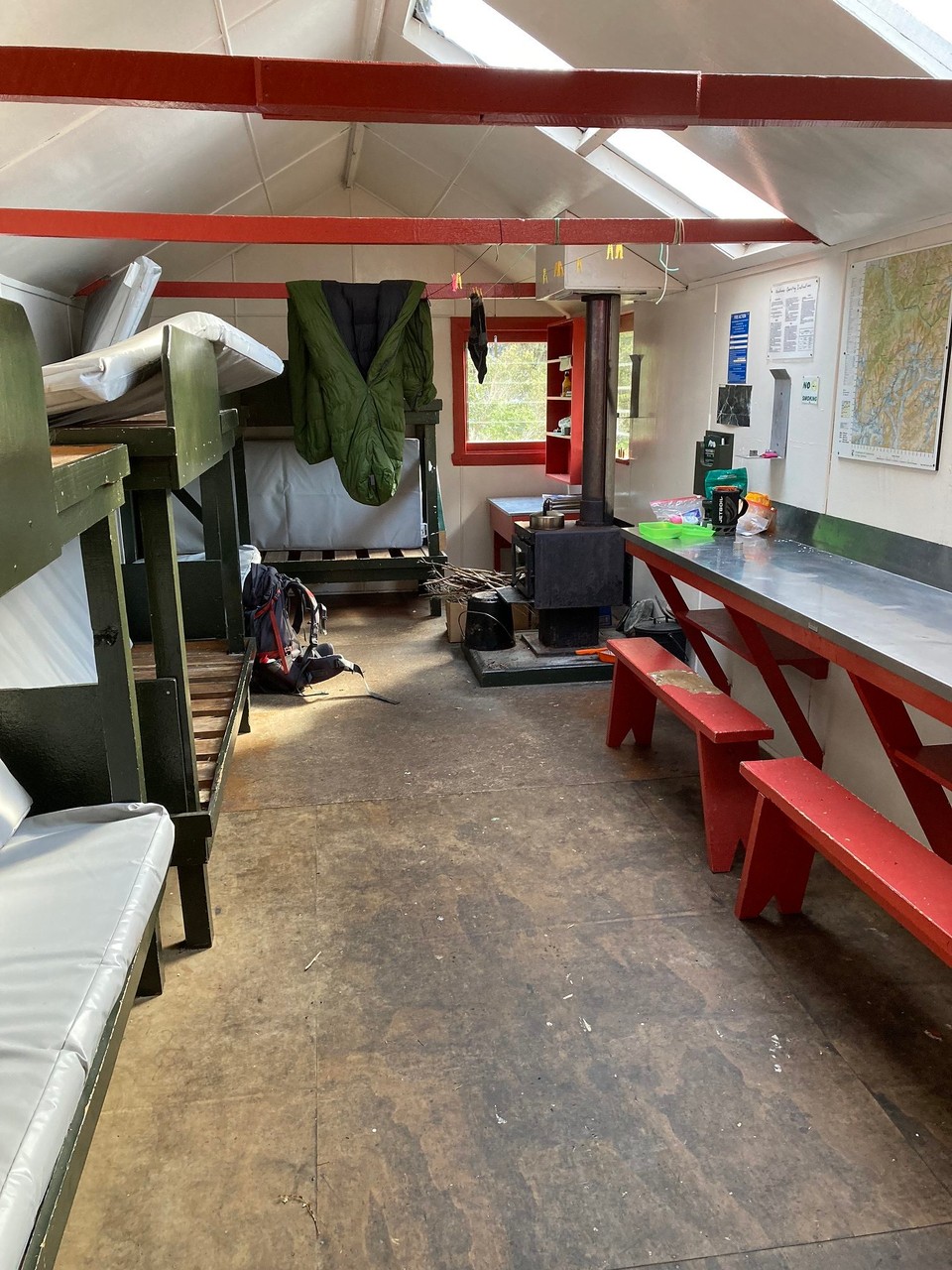 Neuseeland - Whataroa - Die zweite Nacht in Folge die Hütte (Butler Junction Hut) ganz für mich 😀😌