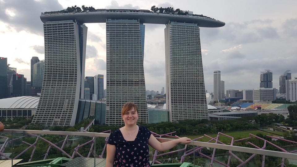 Singapur - Singapore - Vor dem Marina Sands Bay