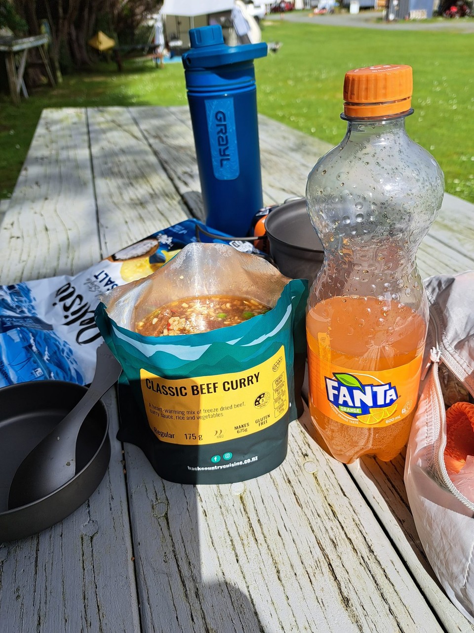 Neuseeland - Whangaruru Beach - Mein Nachtessen: Classic Beef Curry