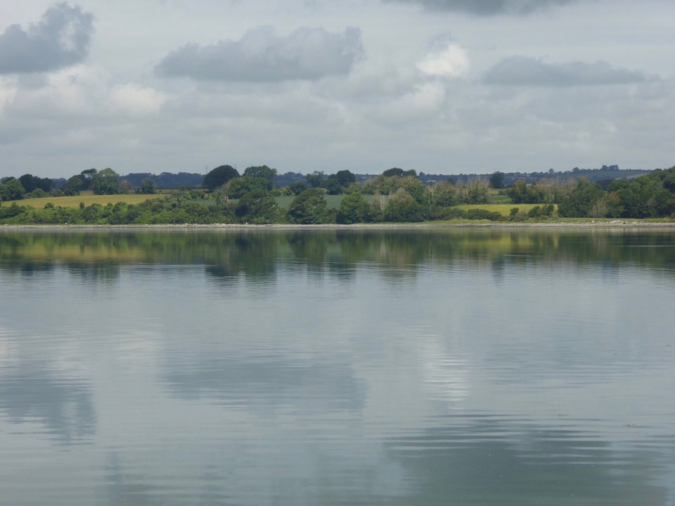 Ireland - Carrigtwohill - We went round the corner into a little bay and dropped anchor.