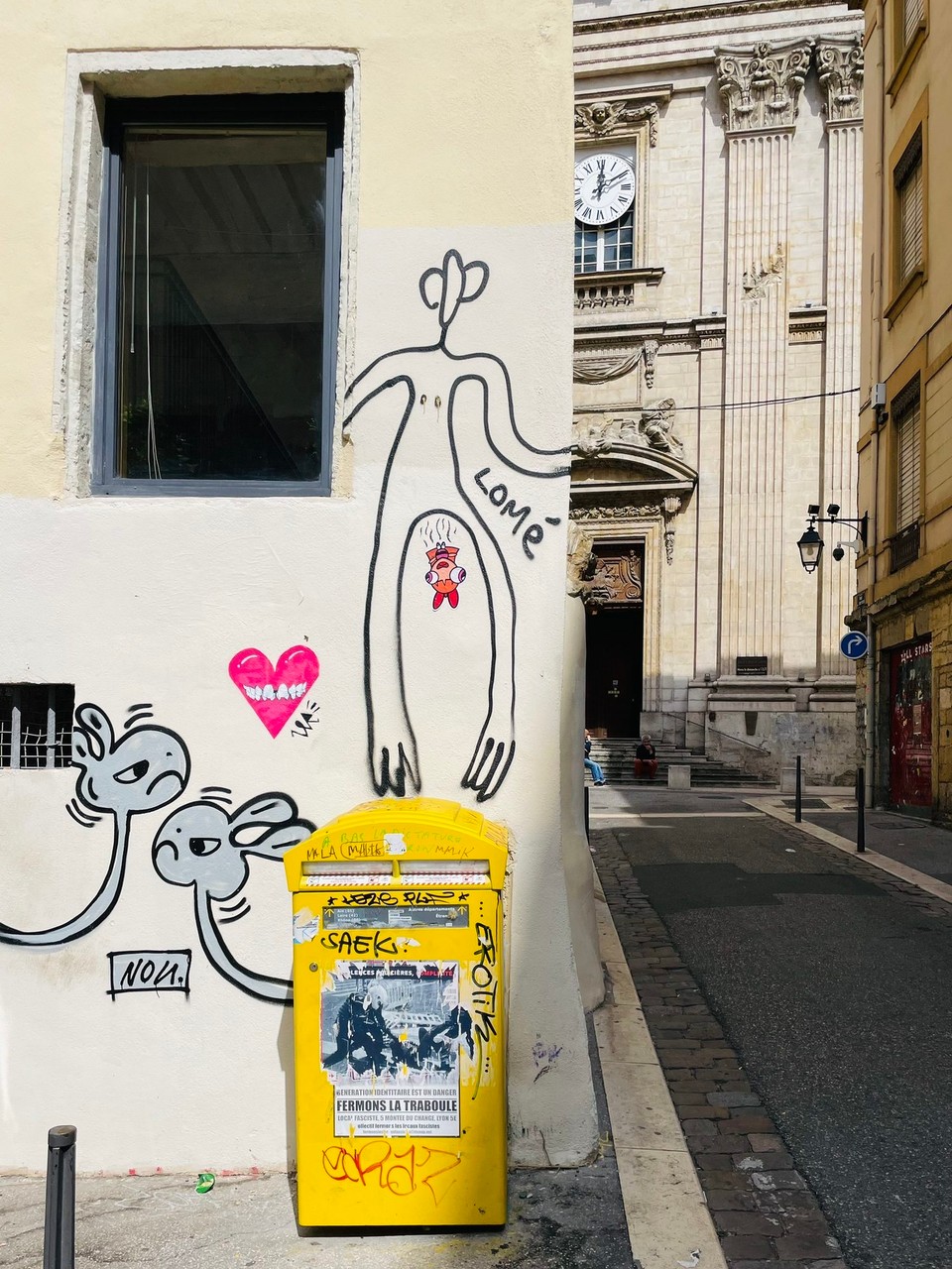 Frankreich - Lyon - Streetart gibt es hier an jeder Ecke. 