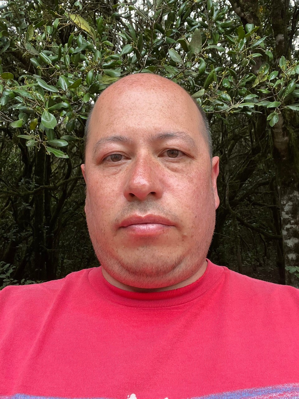 Spanien - Vallehermoso - Ich beim Verweilen in der angeblich sehr gesunden Luft.