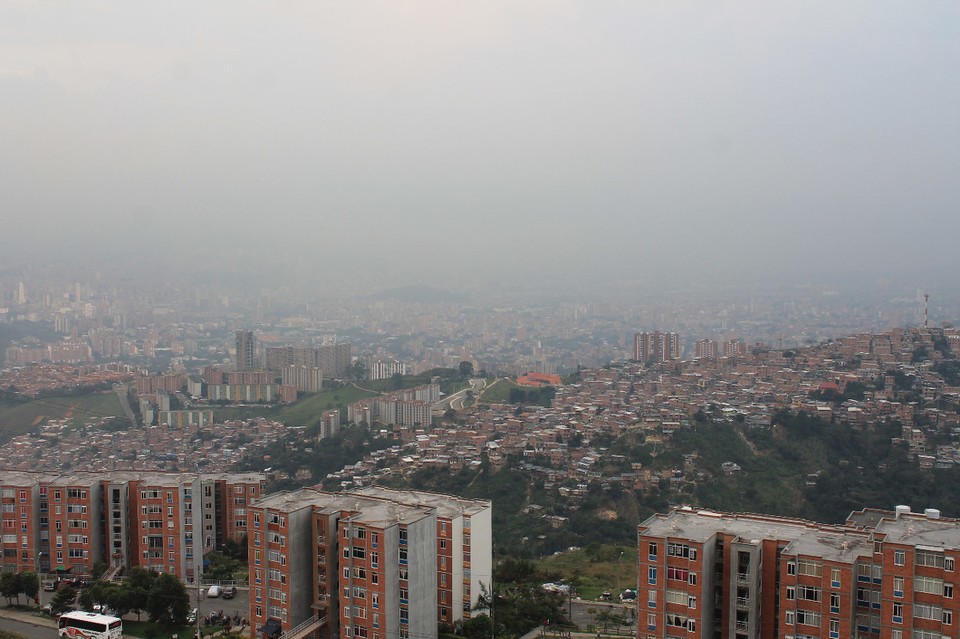 Colombia - Jardín - Blick über Medellín