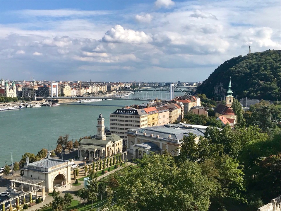 Ungarn - Budapest - Ausblick | Gellért-Berg | Freiheitsstatur