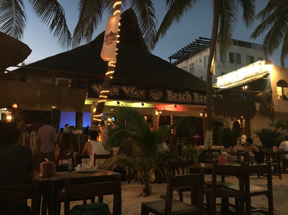 Mexico - Playa del Carmen - Beach bar
