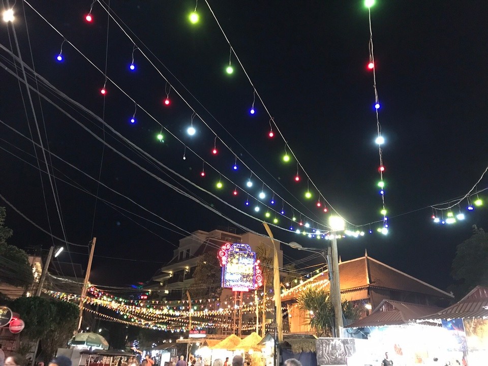 Cambodia -  - Night market @ Siem Reap