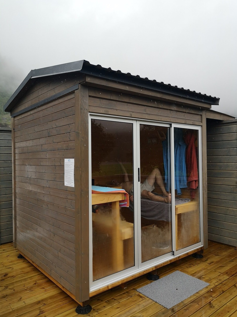 Norwegen - Edland - Unsere private Sauna sowie Trockenkammer 