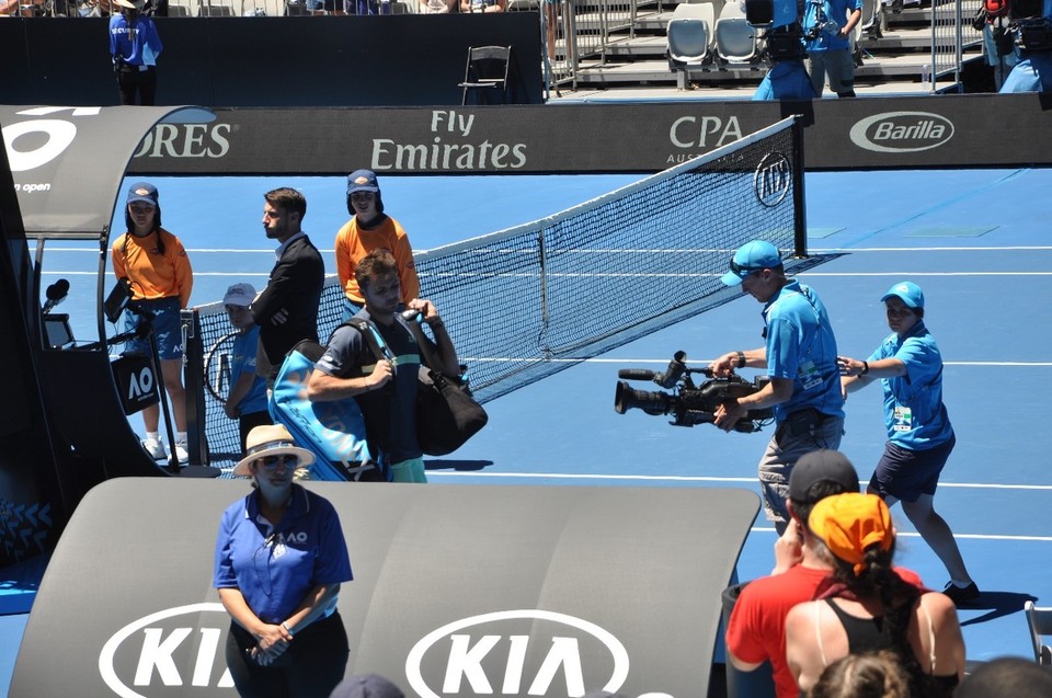 Australien - Melbourne - Stan the Man betritt die Arena