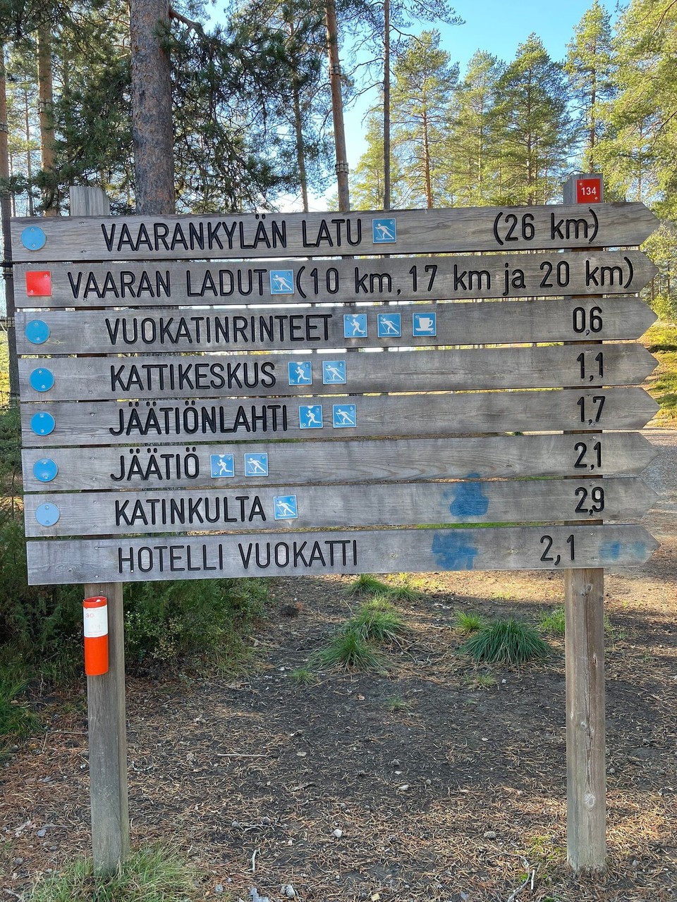Finnland - Vuokatti - Man kann es mit den Buchstaben auch übertreiben 