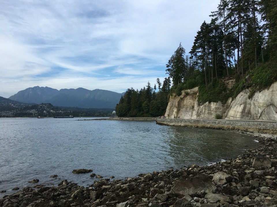  - Kanada, Vancouver - Und der Blick auf den Weg als es wieder zurück ging