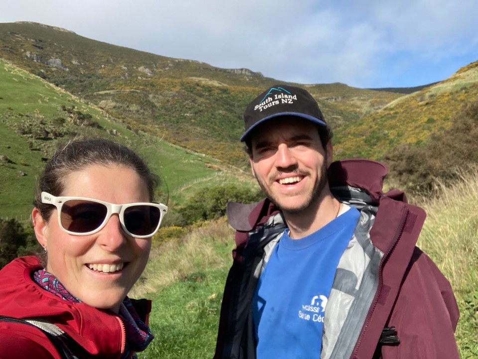 Neuseeland - Governors Bay - Ausflug zu Mount Herbert (919m - und damit höchster Berg auf der Halbinsel, schon im Hintergrund zu sehen) und Mount Bradley (855m)